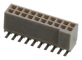 AMPHENOL COMMUNICATIONS SOLUTIONS 87022-610LF Receptáculo PCB, Tarjeta-a-Tarjeta, 1.27 mm, 2 Líneas, 20 Contactos, Recto Montaje Superficial