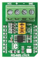 MIKROELEKTRONIKA MIKROE-989 RS485 Click Accessory Board, Hi-quality Screw Terminals, Low Power RS-485 Systems
