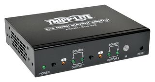 EATON TRIPP LITE B119-2X2 HDMI Switch, 2 Port, 1920x1200, 60HZ, 1.2 " x 9.2 " x 3.9 "