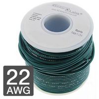 MULTICOMP PRO 24-15415 Cable, Alambre, PVC (Policloruro de Vinilo), Verde, 22 AWG, 25 ft