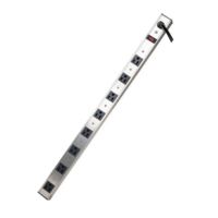 STELLAR LABS POWER 28-21270 Extension Lead, 8 Outlets, NEMA 5-15R, 15 A, 125 V, US, 6 ft