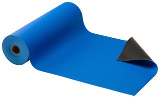 ACL STATICIDE 59100 Dissipative Mat Roll, 2 Layer, Gemini-ESD Series, Polymer, Blue, 24" W x 50ft L