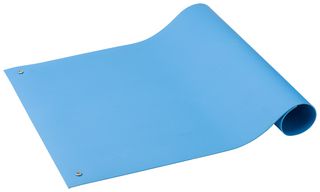 ACL STATICIDE 6212448 Dissipative Mat, 1 Layer, SpecMat-H Series, Polymer, Blue, 24" W x 48" L