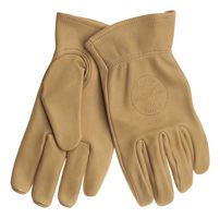 KLEIN TOOLS 40023 COWHIDE WORK GLOVE, LEATHER, XL