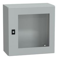 SCHNEIDER ELECTRIC NSYCRN44200T Metal Enclosure, Multipurpose, Steel, 400 mm, 400 mm, 200 mm, IP66