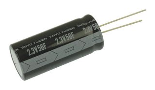 TAIYO YUDEN LP08202R7335 Supercapacitor, 3.3 F, 2.7 V, Pin de PC, ± 20%, 3.5 mm
