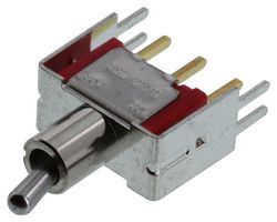 MULTICOMP PRO MC1MS1T2B4V2RE Interruptor (Switch) de Palanca, Miniatura, Encendido-Nada-Encendido, SPDT, No Iluminado