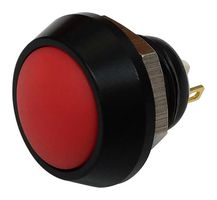 MULTICOMP PRO MP-PB7-01PB4EBRRM Interruptor (Switch) Antivandalismo, 3.5N, 0.472 ", SPST-NO-DM, Apagado-(Encendido), Domo Redondo