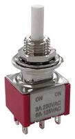 MULTICOMP PRO MP-PB8-BA00A1QE-3 Botón Pulsador, DPDT, Encendido-Encendido, Émbolo Redondo