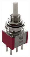 MULTICOMP PRO MP-PB8-BA00A2QE-3 Botón Pulsador, DPDT, Encendido-Encendido, Émbolo Redondo