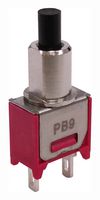 MULTICOMP PRO MP-PB9-BB00AQE-5 Botón Pulsador, SPST-NO-DM, Apagado-(Encendido), Émbolo Redondo