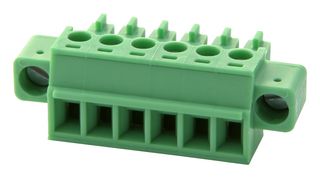 PHOENIX CONTACT 1827745 Terminal de Bloque Enchufable, 3.81 mm, 6 Posiciones, 28 AWG, 16 AWG, 1.5 mm², Tornillo