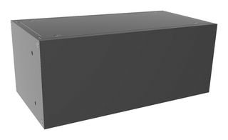 HAMMOND RM2U0804SBK 19" Cabinet, Rack Mount, 88.13 mm, 88.13 mm, 210.82 mm, 107.85 mm, Extruded Aluminum