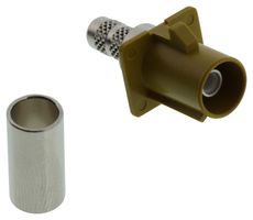 AMPHENOL RF FA1-NKSP-C04-1 RF / Coaxial Connector, FAKRA Coaxial, Straight Plug, Crimp, 50 ohm, RG58, Brass Alloy