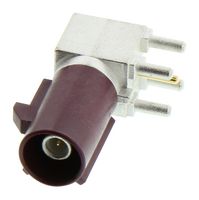 AMPHENOL RF FA1-NDRP-PCBT10 Conector Coaxial / RF, FAKRA Coaxial, Macho Ángulo Recto, Taladro Pasante Ángulo Recto, 50 ohm
