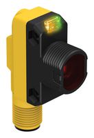BANNER ENGINEERING QS18EP6XLPCQ8 Photoelectric Sensor, WORLD-BEAM QS18, Retroreflective, 3 m, PNP, 10 to 30 Vdc, Connector