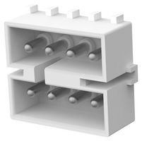 AMP - TE CONNECTIVITY 350212-1 Conector Rectangular de Potencia, 8 Contactos, Commercial MATE-N-LOK Series, Montaje en PCB