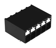 WAGO 2086-1225 Bloque de Terminal de Cable-A-Tarjeta, 3.5 mm, 5 Posiciones, 24 AWG, 16 AWG, 1.5 mm², Push-In