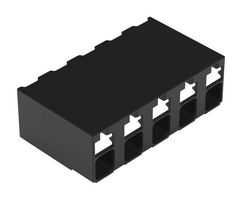 WAGO 2086-3205/700-000/997-607 Bloque de Terminal de Cable-A-Tarjeta, 5 mm, 5 Posiciones, 24 AWG, 16 AWG, 1.5 mm², Push-In