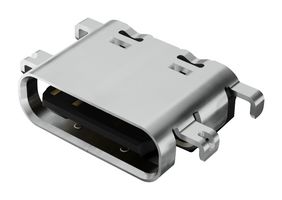 GCT USB4520-03-0-A Conector USB, 5A, 48V, 240W, USB Tipo C, USB 2.0, Receptáculo eléctrico, 16 Posiciones