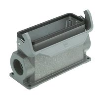 HARTING 19301320275ML Heavy Duty Connector, Base, Montaje de Mamparo, Entrada Lateral, Cuerpo de Aluminio, 1 Leva, 32B