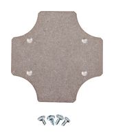HAMMOND 1557BPL Accesorio de Carcasa, Panel Interior, Aluminum, Natural, Hammond 1557B Series Enclosures, 71 mm