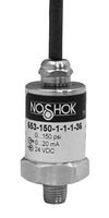 NOSHOK 653-50-1-1-2-36 Transmisor de presión, Precisión ± 0.5%, Manométrica, NPT Macho, 0 psi, 50 psi, 1/4", Cable