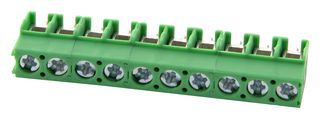 PHOENIX CONTACT 1935242 Wire-To-Board Terminal Block, 5 mm, 10 Positions, 26 AWG, 14 AWG, 1.5 mm², Screw