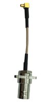 MULTICOMP PRO MC002996 RF / Coaxial Cable Assembly, 3 ", 75 mm, RG178, MMCX Right Angle Plug, BNC Socket, 50 ohm