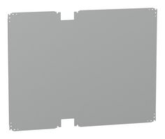 SCHNEIDER ELECTRIC NSYPMM1012 Placa, Plano, Montaje, Acero Galvanizado, Natural, Schneider Thalassa PLA Series Enclosures, 125 mm