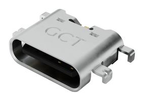 GCT USB4515-GF-A Conector USB, USB Tipo C, Receptáculo eléctrico, 6 Posiciones