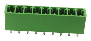 PHOENIX CONTACT 1803497 Terminal Block, Header, 3.81 mm, 9 Positions, 8 A, 160 V, Through Hole Right Angle