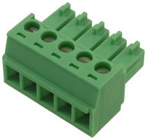 PHOENIX CONTACT 1803604 Terminal de Bloque Enchufable, 3.81 mm, 5 Posiciones, 28 AWG, 16 AWG, 1.5 mm², Tornillo