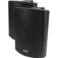 STELLAR LABS 50-14936 Indoor/Outdoor Speaker Pair, 6-1/2", 70V, 50W RMS at 8 Ohm, Black