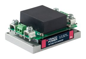 TRACO POWER TEP 200-2412WIRCMF Convertidor CD/CD Montaje Chasis Aislado, Railway, Módulo, 4:1, 180 W, 1 Salida, 12 V