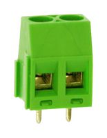 TE CONNECTIVITY - BUCHANAN 282837-2 Wire-To-Board Terminal Block, 5.08 mm, 2 Positions, 28 AWG, 16 AWG, 1.4 mm², Screw