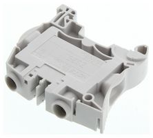 ENTRELEC - TE CONNECTIVITY 1SNK512010R0000 Bloque de Terminal c/Montaje en Riel DIN, Gris, 2 Posiciones, 3 AWG, 16 mm², Tornillo, 76 A
