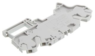 ENTRELEC - TE CONNECTIVITY 1SNK705711R0000 Bloque de Terminal c/Montaje en Riel DIN, Gris, 4 Posiciones, 12 AWG, 2.5 mm², Pinza, 1 A