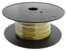 MULTICOMP PRO PP002376 Cable, PVC (Policloruro de Vinilo), Amarillo, Verde, 18 AWG, 34 x 0.18mm, 1000 ft
