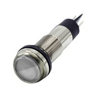DIALIGHT 656-1122-304F Multicolour Panel Indicators, Blade Terminals, Red, Green, 12.7 mm, R 11mA, G 8mA, R 5V, G 5V