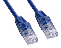 AMPHENOL CABLES ON DEMAND MP-5XRJ45UNNB-015 Cable Ethernet, Cat 5e, RJ45 Macho a RJ45 Macho, UTP (par trenzado sin blindaje), Azul, 4.6 m