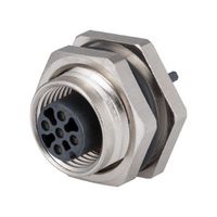 METZ CONNECT MMT371A815-0009 Conector para Sensor, M12, Female, 5 Contactos, PCB Hembra, Montaje en Panel Recto
