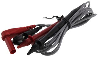 FLUKE TL40 Juego de Cables de Prueba, de Punta de Prueba a Banana Macho de 4mm con Ángulo Recto, 300 V, 3 A