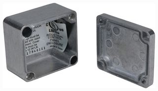BUD INDUSTRIES AN-1311-A Alojamiento Metálico, Fundido, Small, Aluminio fundido a presión, 29.97 mm, 45 mm, 50 mm, IP68