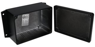 BUD INDUSTRIES AN-2855-AB Alojamiento Metálico, Fundido, Small, Aluminio fundido a presión, 74.9 mm, 110.3 mm, 150.4 mm