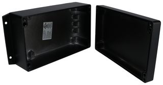 BUD INDUSTRIES AN-2872-AB Alojamiento Metálico, Fundido, Small, Aluminio fundido a presión, 74.9 mm, 120 mm, 200 mm