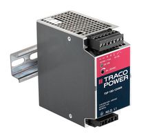 TRACO POWER TSP 180-124 WR Fuente de Alimentación Carril DIN AC/DC, ITE & Industrial, 1 Salida, 180 W, 24 VDC, 7.5 A
