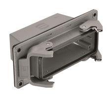 HARTING 19300241122 Conector Uso Rudo, Base, Montaje en Panel, Cuerpo de Aluminio, 2 levas, 24B