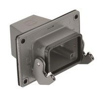 HARTING 19300061122 Conector Uso Rudo, Base, Montaje en Panel, Cuerpo de Aluminio, 1 Leva, 6B