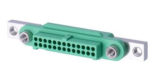 HARWIN G125-2242696F5 Carcasa de Conector, Negro / Verde, Gecko SL G125 Series, Receptáculo eléctrico, 26 Posiciones